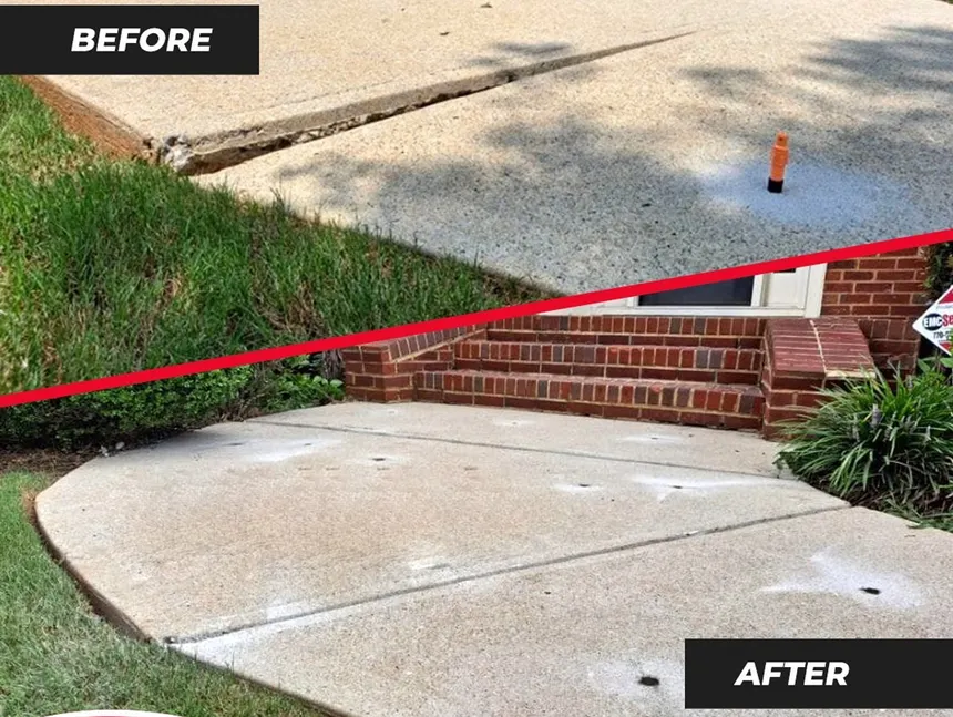 concrete leveling sidewalk repair Lincoln NE